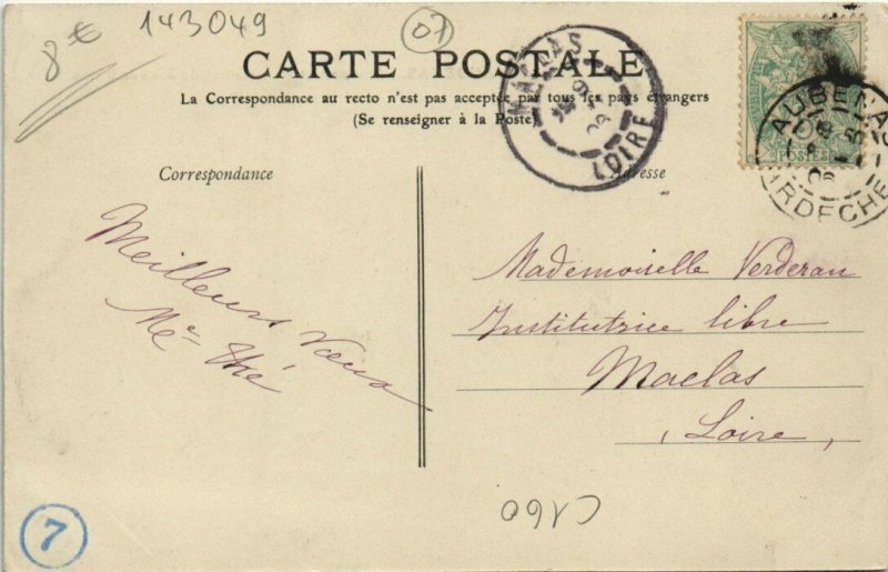 CPA Ardeche - AUBENAS - Couventet Pensionnat de Jeunes Filles (143049)