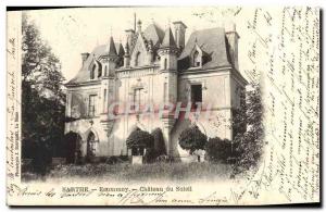 Old Postcard Sarthe Ecommoy Chateau Du Soleil