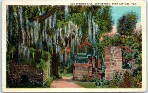 Postcard - Old Spanish Mill, New Smyrna, Near Dayton, Florida