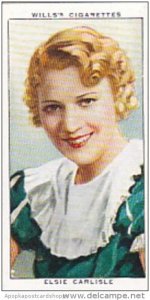 Wills Cigarette Card Radio Personalities 2nd Series No 44 Elsie Carlisle