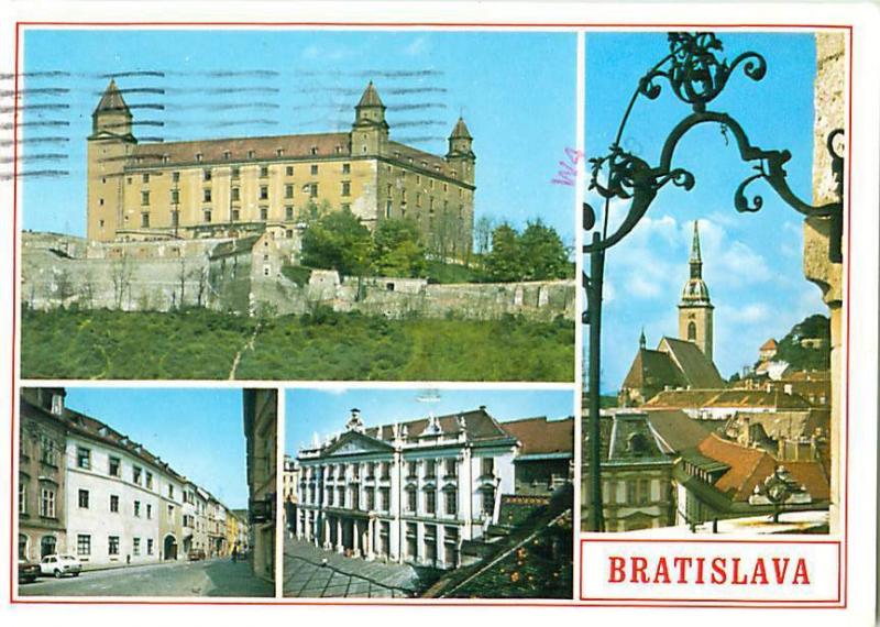 Bratislava Hrad Academia Istropolitana Martina Dom palac    Postcard  # 6941