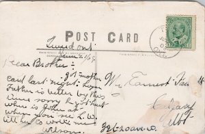 Tweed Ontario Birdseye ON c1908 Postcard H58 *as is