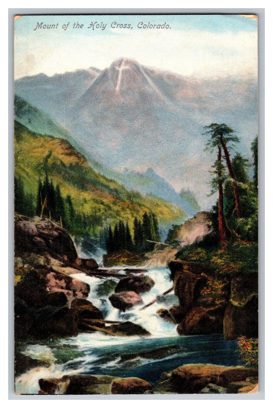 Postcard CO Mount Holy Cross Colorado Vintage Standard View Card 