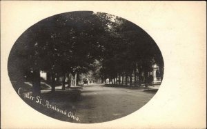 Ashland Ohio OH Center St. c1905 Real Photo Postcard