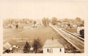 J48/ Cambridge Iowa RPPC Postcard c1910 Birdseye Street Homes  222