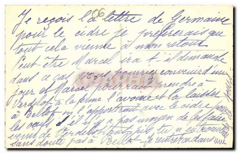 Postcard Old Nice Vue Generale