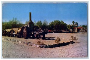 c1960 Old Dinah Mule Team Furnace Creek Ranch Death Valley California Postcard