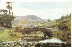Cumbria Postcard - The Old Bridge - Watendlath - Ref 6676A