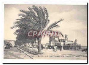 Nice Old Postcard Palace of the pier and walk the walk of English