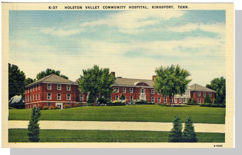 Kingsport, Tennessee/TN Postcard,Holston Hospital,Near Mint!