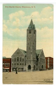 NY - Watertown. First Baptist Church   *RPO- Illegible