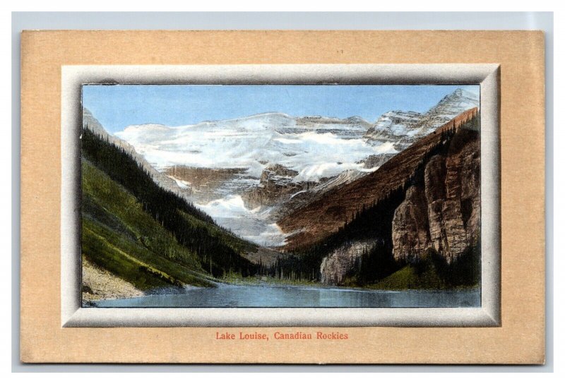 Lake Louise Alberta Canada Faux Frame UNP DB Postcard O16