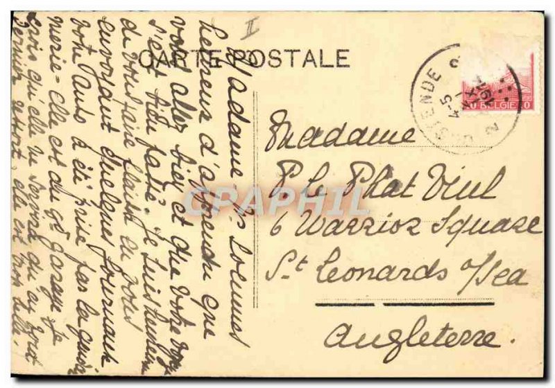 Postcard Old Ship Boat Ostend Gladstone