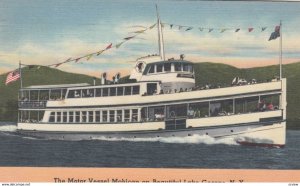 LAKE GEORGE , New York , 30-40s ; Motor Vessel MOHICAN