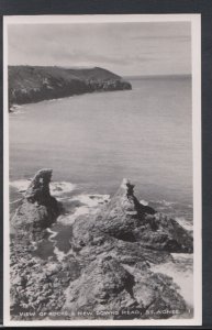 Cornwall Postcard - View of Rocks & New Downs Head, St Agnes    RS10146