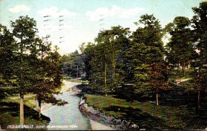 Indiana Indianapolis Scene In Brookside Park 1909