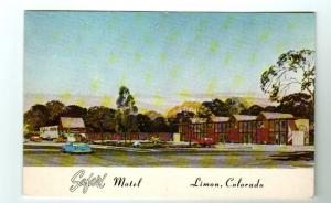 Safari Motel Limon Colorado postcard