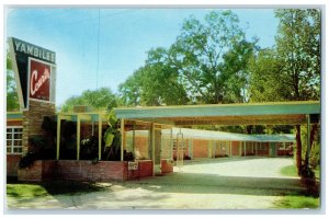 c1960's Yambilee Courts Exterior Opelousas Louisiana LA Unposted Trees Postcard