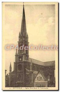 Postcard Sotteville Old Church of Our Lady I'Assomption