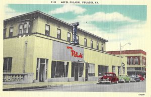 Hotel Pulaski in Pulaski Virginia on US Hwy 11