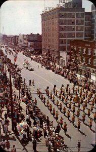 Benton Harbor Michigan MI Blossom Parade Vintage Postcard