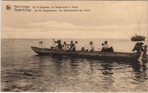 PC SUR LE RANGANIKA DE BAUDOUINVILLE A MPALA BELGIAN CONGO (a28575)