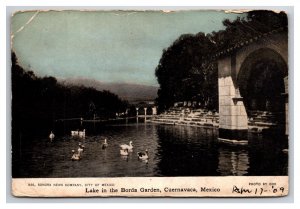 Lake in Borda Garden Colec Vasquez Cuernavaca Morelos Mexico UDB Positcard Y17