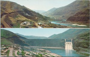 Brownlee Dam on Snake River ID Idaho Unused Steward Postcard H1