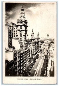 1929 Edificio Barolo Buenos Aires Argentina Vintage RPPC Photo Postcard