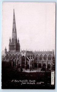 RPPC St. Mary Redcliffe Church from south no 24 BRISTOL Chatterton UK Postcard