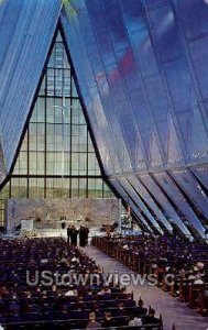 Interior View of Protestant Chapel - Colorado Springs , Colorado CO