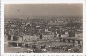 Czech Republic Prague Celkovy Pohled Praha Vintage RPPC 09.08