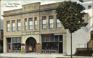 Honesdale Pennsylvania PA Lyric Theatre c1910 Postcard