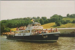 Devon Postcard - Cardiff Castle Pleasure Boat, River Dart Cruises  RR13050