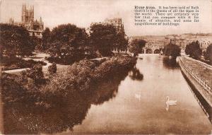 uk21833 river avon real photo uk