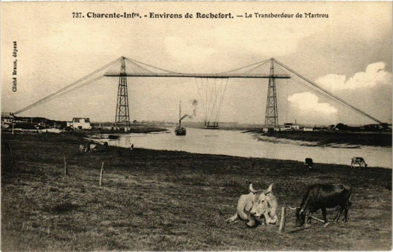 CPA Charente-Inf - Environs de ROCHEFORT - Le Transbordeur de Martrou (975455)