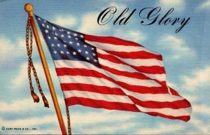 Old Glory The United States Falg Curteich