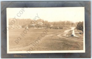 c1910s Unknown Campus Birds Eye RPPC HBMU? Field Houses Real Photo Postcard A125