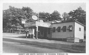 County Line Grove, Gateway to Poconos Windgap, PA USA Gas Station Unused 