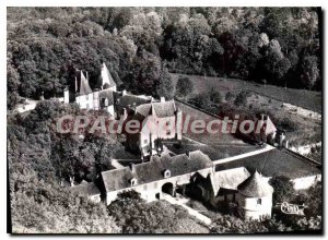 Modern Postcard Chateau d'Oise alincourt XIV XVI XVIII century Aerial view