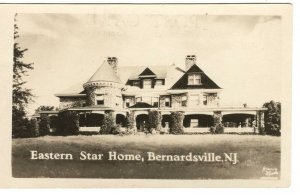 RPPC Postcard Eastern Star Home Bernardsville NJ