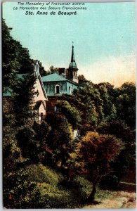 The Monastery Of Franciscan Sisters Ste. Anne De Beaupre Quebec Canada Postcard