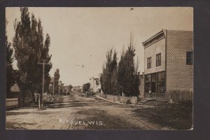 Bonduel WISCONSIN RPPC 1907 MAIN STREET General Store nr Shawano Green Bay WI KB