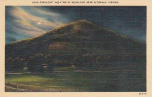 Virginia Buchanan Purgatory Mountain By Moonlight