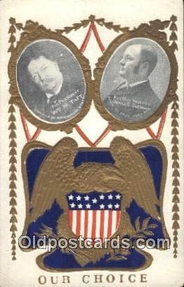 William Taft 27th USA President Unused very light crease left bottom corner, ...