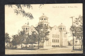 RPPC EL RENO OKLAHOMA FIRST METHODIST EPISCOPAL CHURCH REAL PHOTO POSTCARD