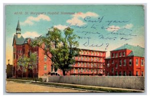 St Margaret Hospital Hammond Indiana IN DB Postcard Y4