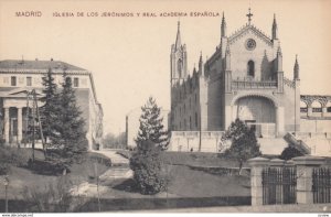 MADRID , Spain , 00-10s ; Iglesia de los Jeronimos y Real Academia Espanola