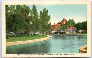 M-63105 The Canal Wellesley Island Farm Thousand Islands St Lawrence River Ne...