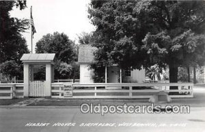 Herbert Hoover Birthplace West Branch, Iowa, USA Unused 